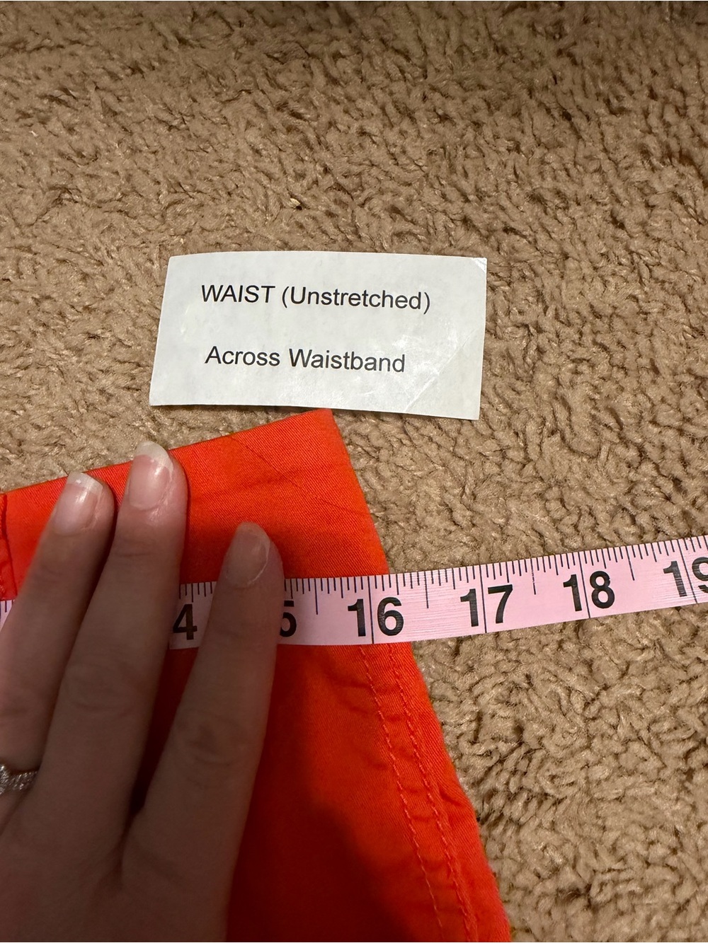 J Crew | Chino 4" Inseam Shorts Orange Women's Size 4 - Picture 9 of 11